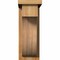 Ekena Millwork Del Monte Rough Sawn Corbel w/Backplate, Western Red Cedar, 6"W x 12"D x 16"H COR06X12X16DEL01RWR - alternate 4